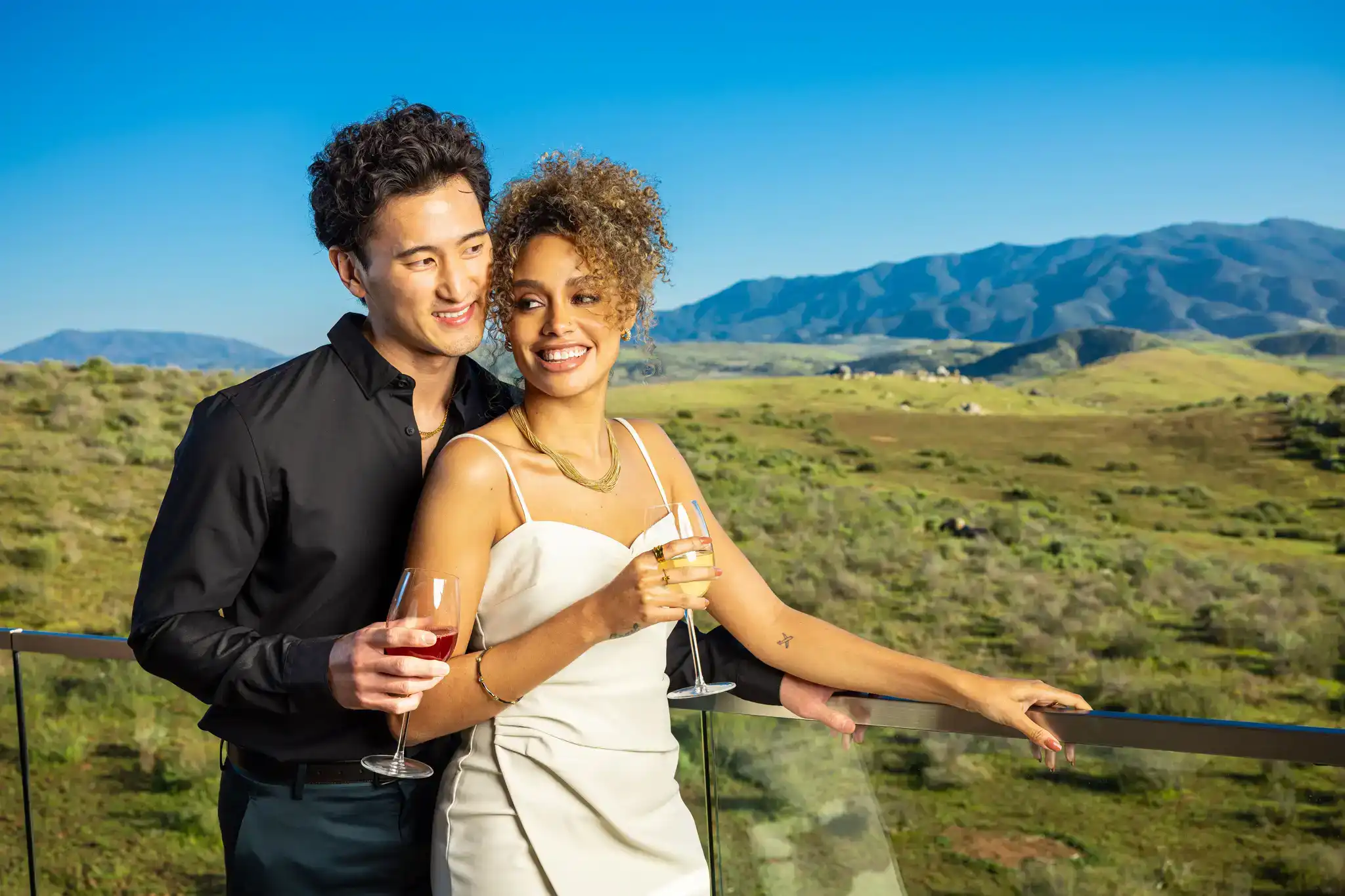 Guests enjoying the rooftop terrace at Jamul Casino Resort