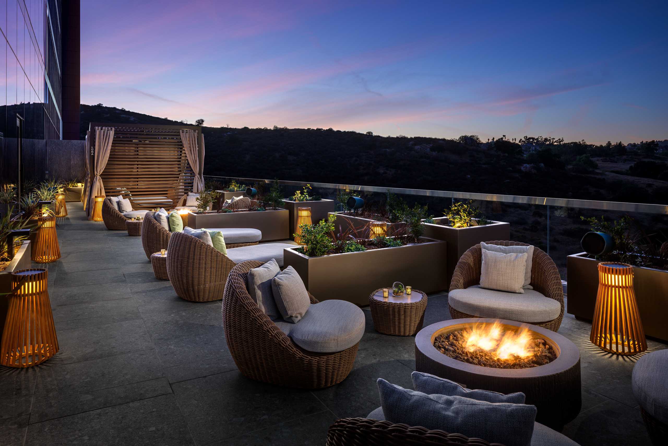Terrace within Jamul Spa at Jamul Casino Resort