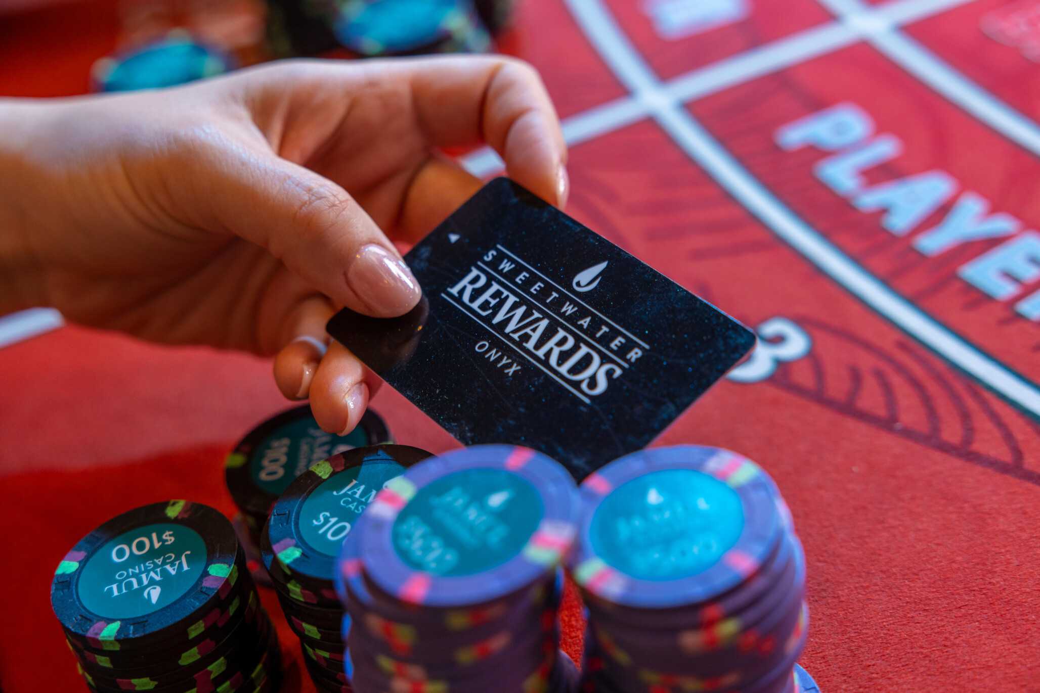 Sweetwater Rewards card at Jamul Casino Resort