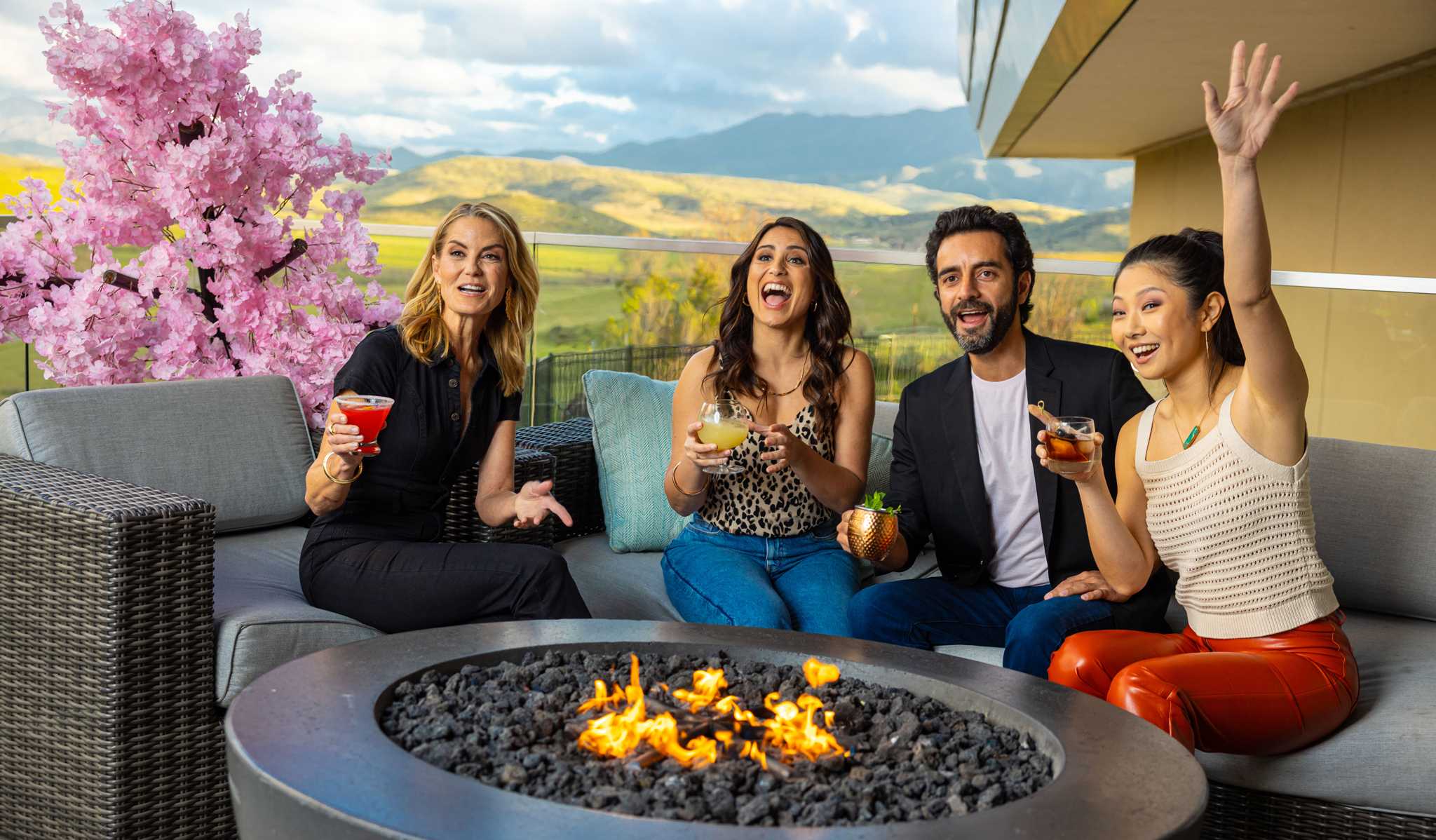 Friends enjoying a drink at Jamul Casino Resort.