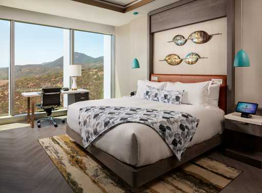 Mountain View Suite Bedroom at Jamul Casino Resort