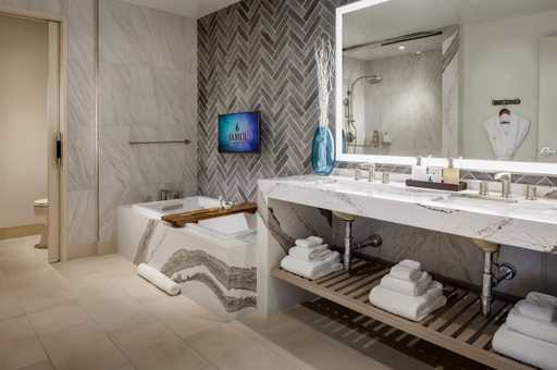 Mountain View Suite Bathroom at Jamul Casino Resort